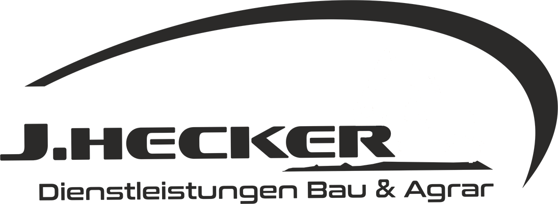 Jonas Hecker - Dienstleistungen Bau und Agrar - Logo white